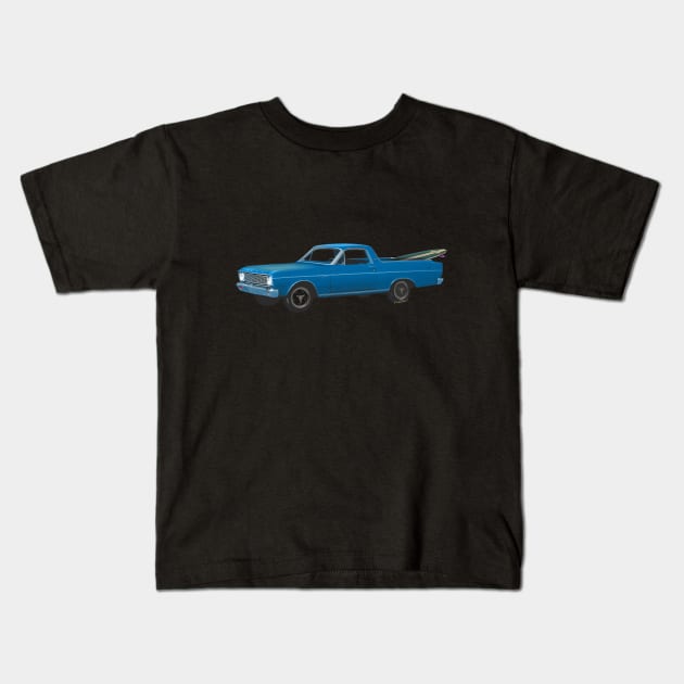 1966 Ford Ranchero Kids T-Shirt by vivachas